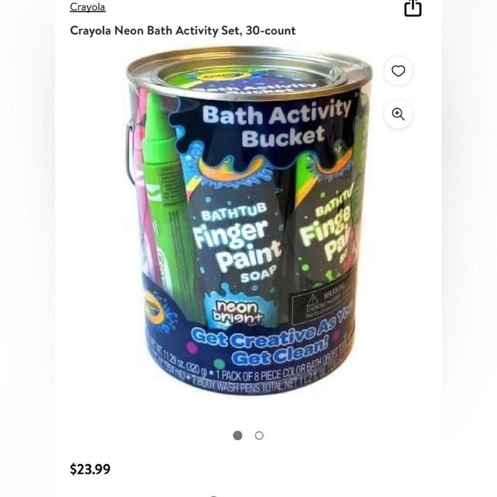 Crayola Cartilage Finger Paint bath